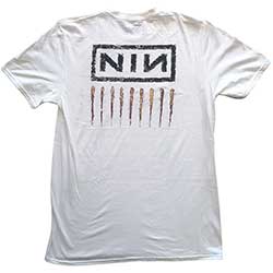 NINE INCH NAILS UNISEX T-SHIRT: DOWNWARD SPIRAL
