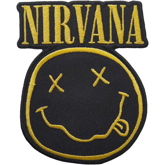 NIRVANA STANDARD PATCH: LOGO & HAPPY FACE