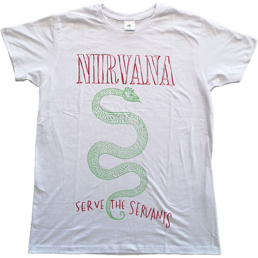 NIRVANA UNISEX T-SHIRT: SERVE THE SERVANTS