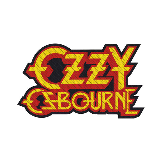 OZZY OSBOURNE STANDARD PATCH: LOGO CUT-OUT