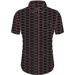 PINK FLOYD UNISEX CASUAL SHIRT: COURIER PATTERN