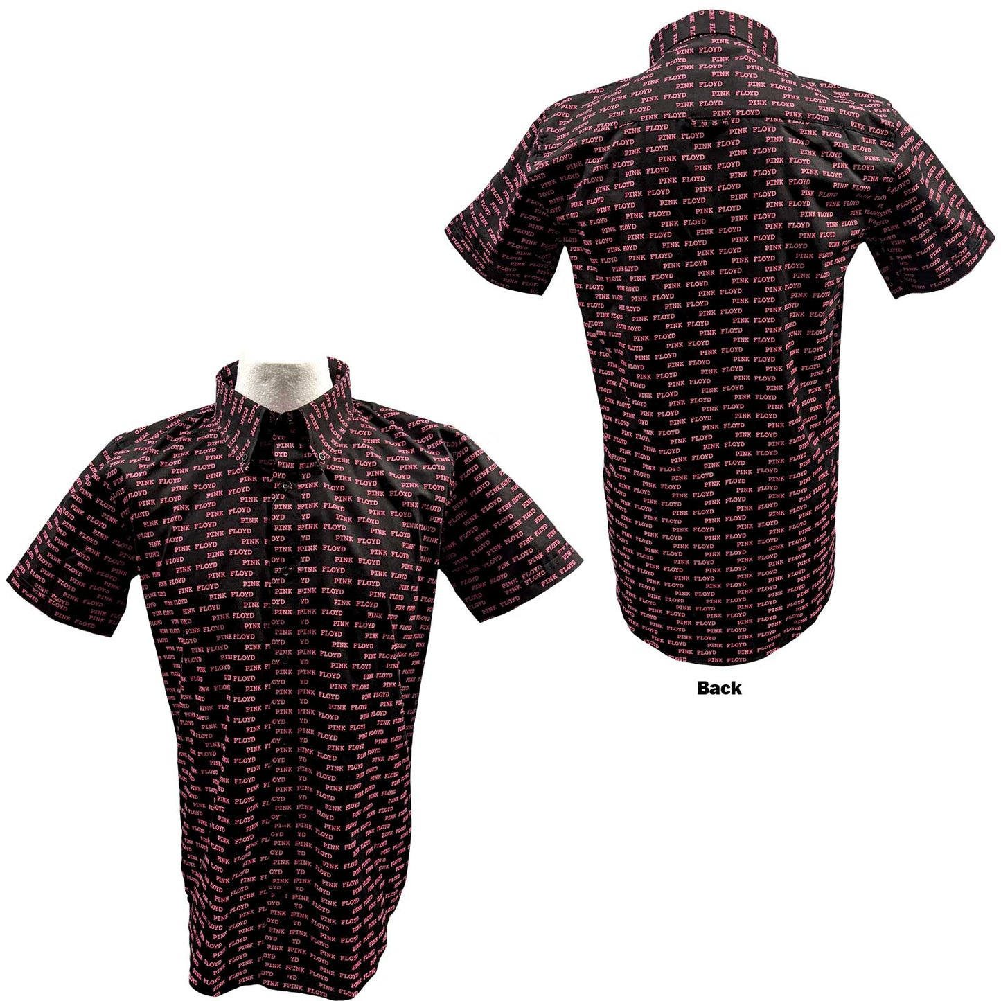 PINK FLOYD UNISEX CASUAL SHIRT: COURIER PATTERN