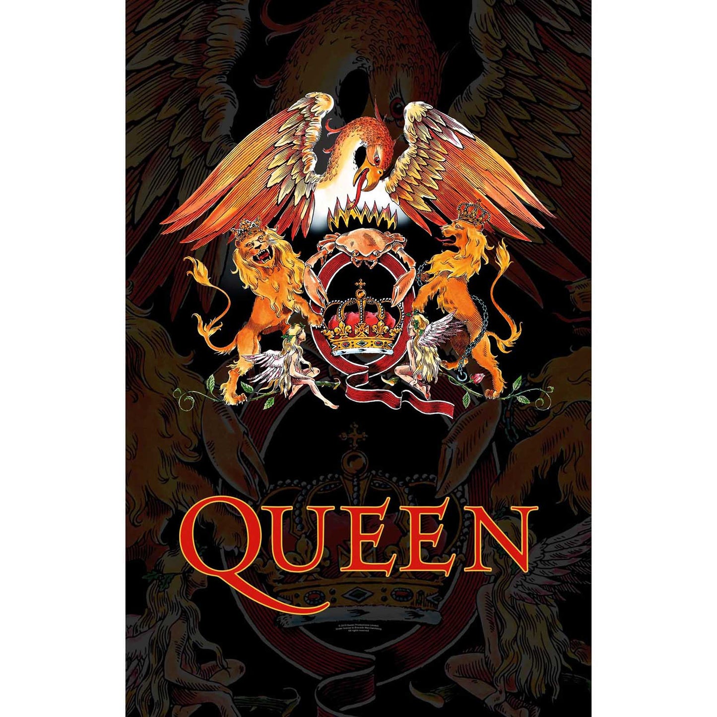 QUEEN TEXTILE POSTER: CREST