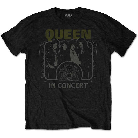 QUEEN UNISEX T-SHIRT: IN CONCERT