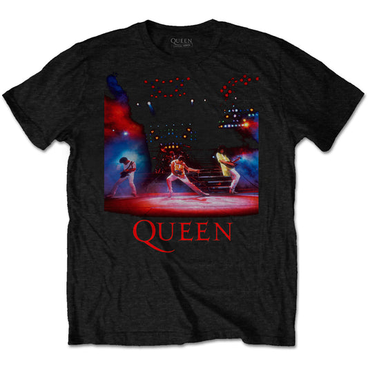 QUEEN UNISEX T-SHIRT: LIVE SHOT SPOTLIGHT