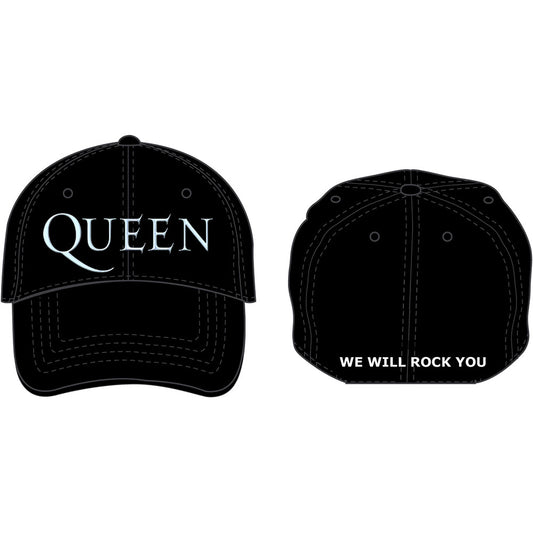 QUEEN UNISEX BASEBALL CAP: LOGO