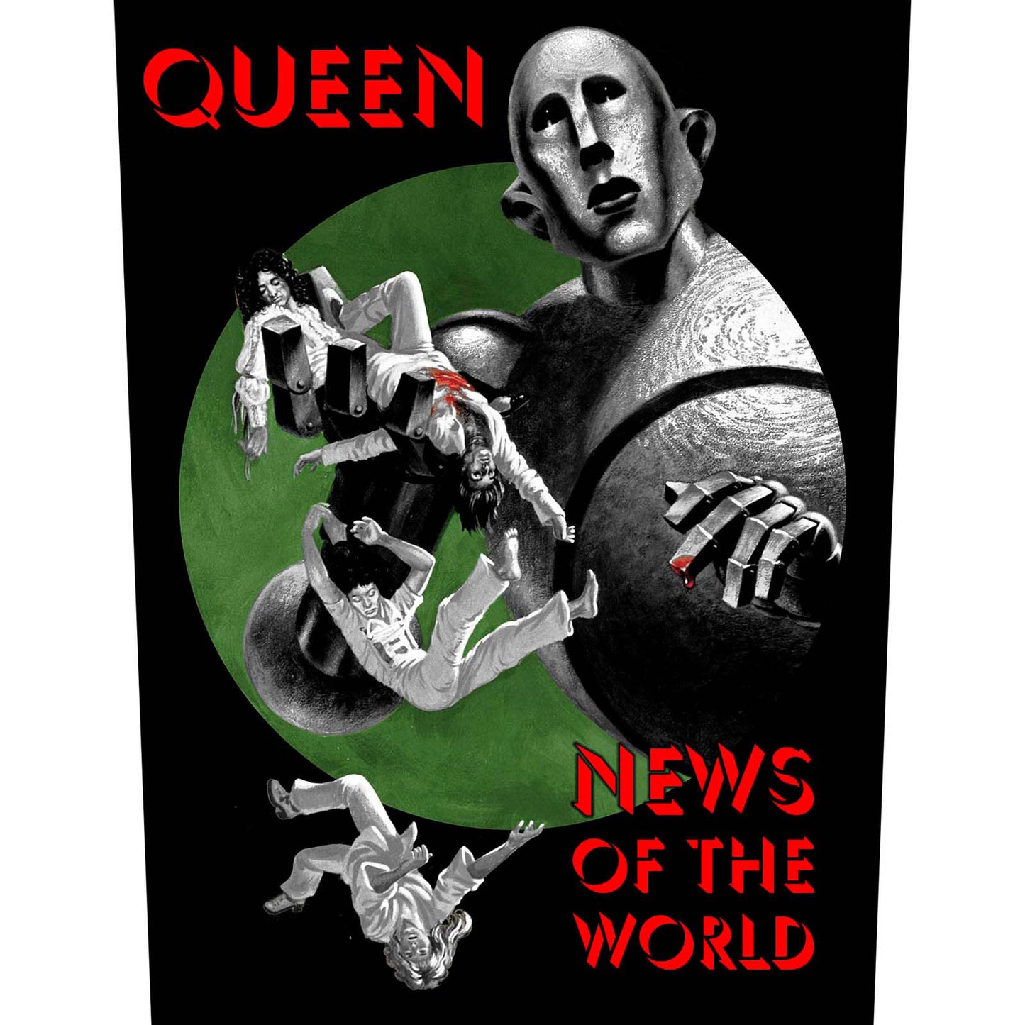 QUEEN BACK PATCH: NEWS OF THE WORLD