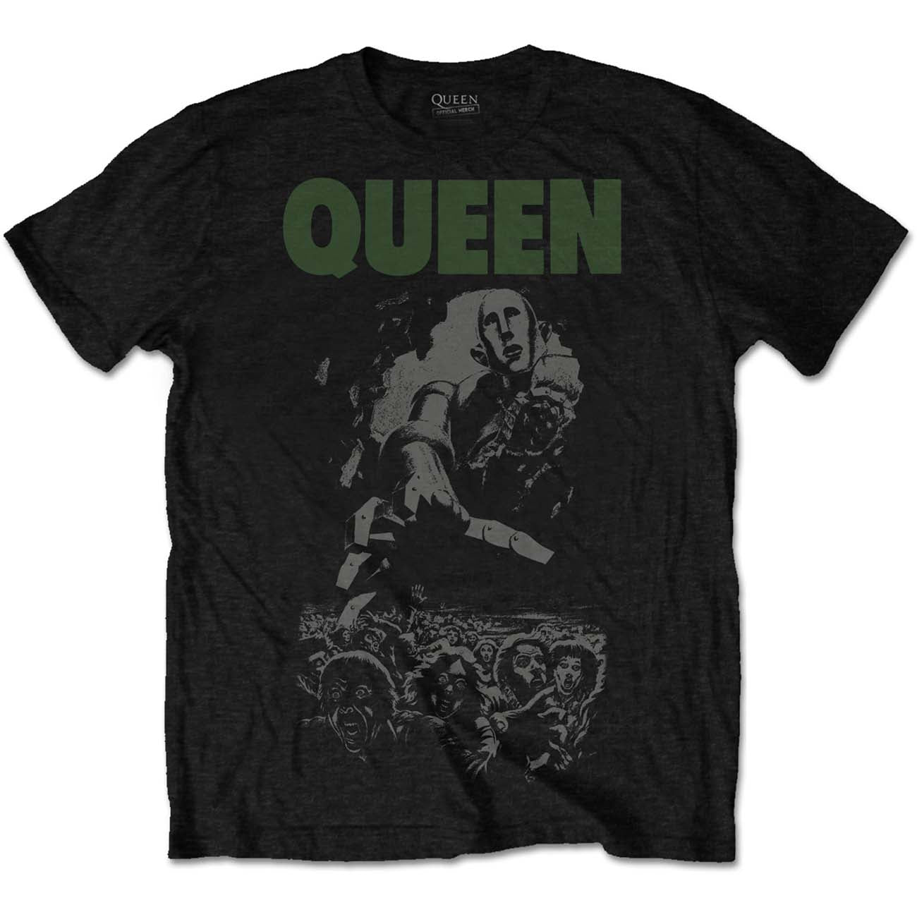 QUEEN UNISEX T-SHIRT: NEWS OF THE WORLD 40TH FULL COVER
