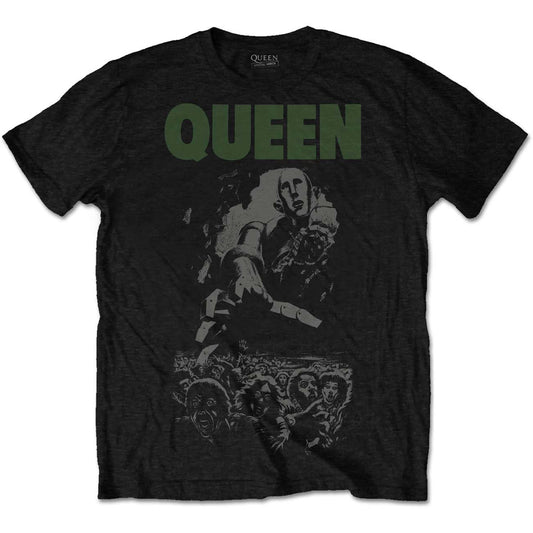QUEEN UNISEX T-SHIRT: NEWS OF THE WORLD 40TH FULL COVER