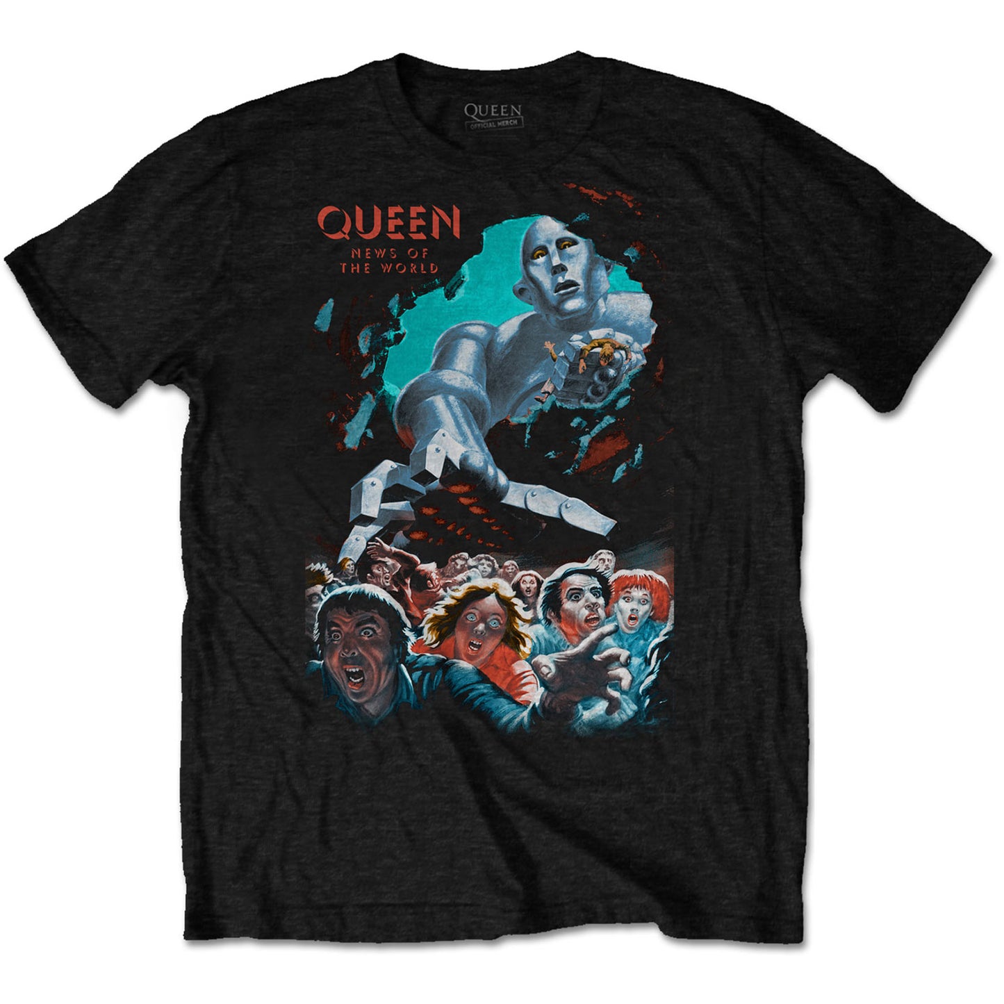 QUEEN UNISEX T-SHIRT: NEWS OF THE WORLD VINTAGE