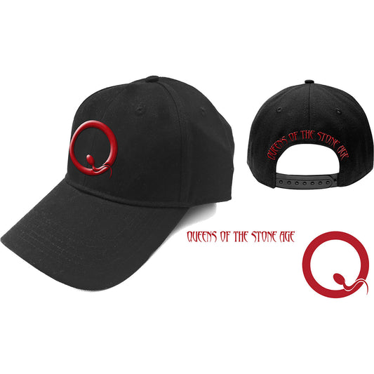 QUEENS OF THE STONE AGE UNISEX BASEBALL CAP: Q LOGO