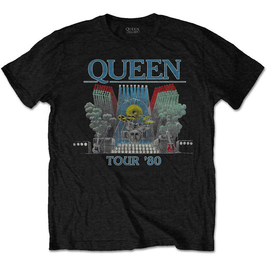 QUEEN UNISEX T-SHIRT: TOUR '80