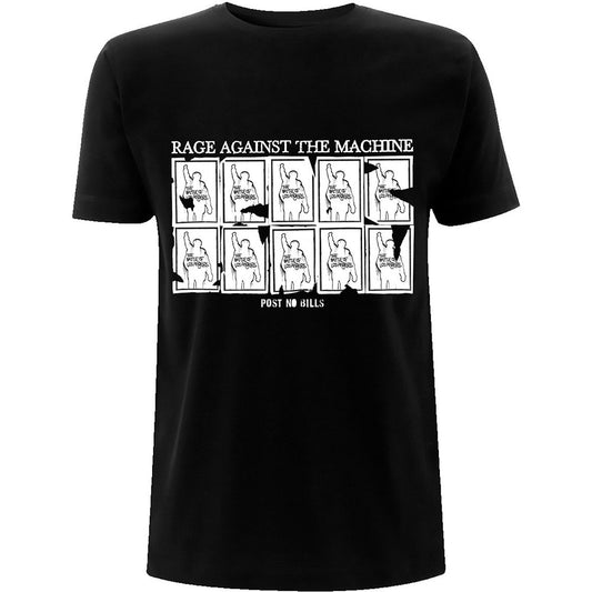 RAGE AGAINST THE MACHINE UNISEX T-SHIRT: POST NO BILLS