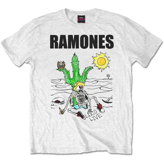 RAMONES UNISEX T-SHIRT: LOCO LIVE