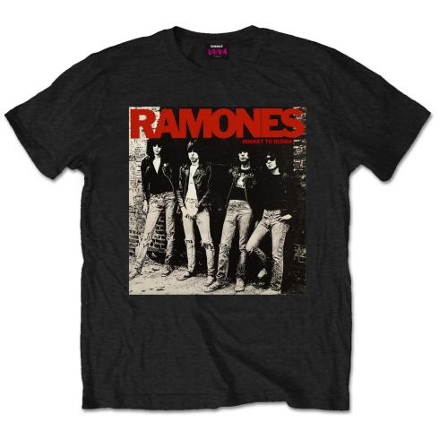 RAMONES UNISEX T-SHIRT: ROCKET TO RUSSIA