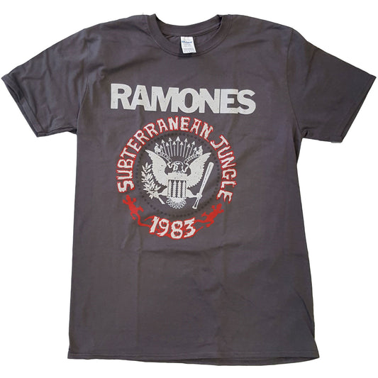 RAMONES UNISEX T-SHIRT: SUBTERRANEAN JUNGLE