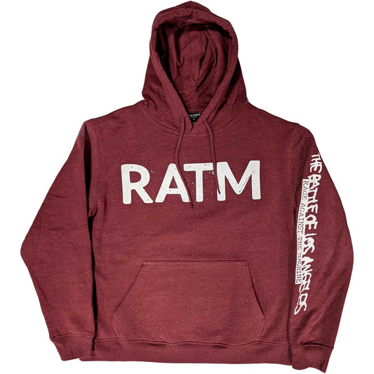 RAGE AGAINST THE MACHINE UNISEX PULLOVER HOODIE: BATTLE 99.