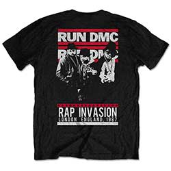 RUN DMC UNISEX T-SHIRT: RAP INVASION