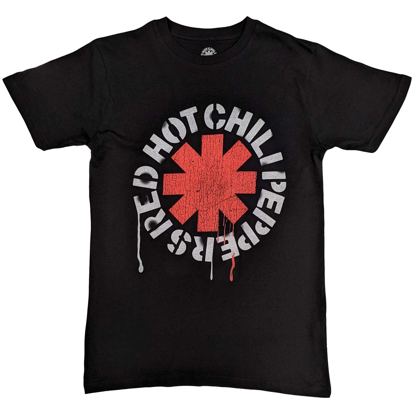 RED HOT CHILI PEPPERS UNISEX T-SHIRT: STENCIL