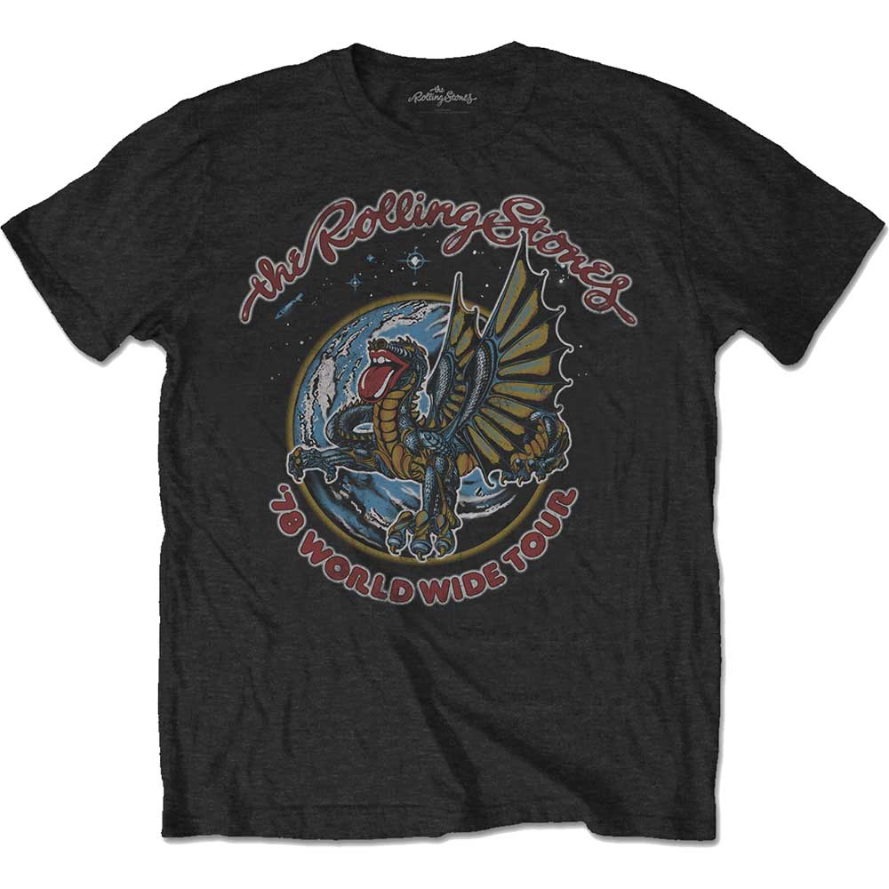 THE ROLLING STONES UNISEX T-SHIRT: DRAGON '78