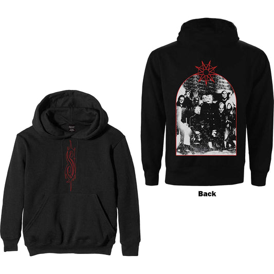 SLIPKNOT UNISEX PULLOVER HOODIE: ARCHED GROUP PHOTO