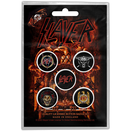 SLAYER BUTTON BADGE PACK: EAGLE