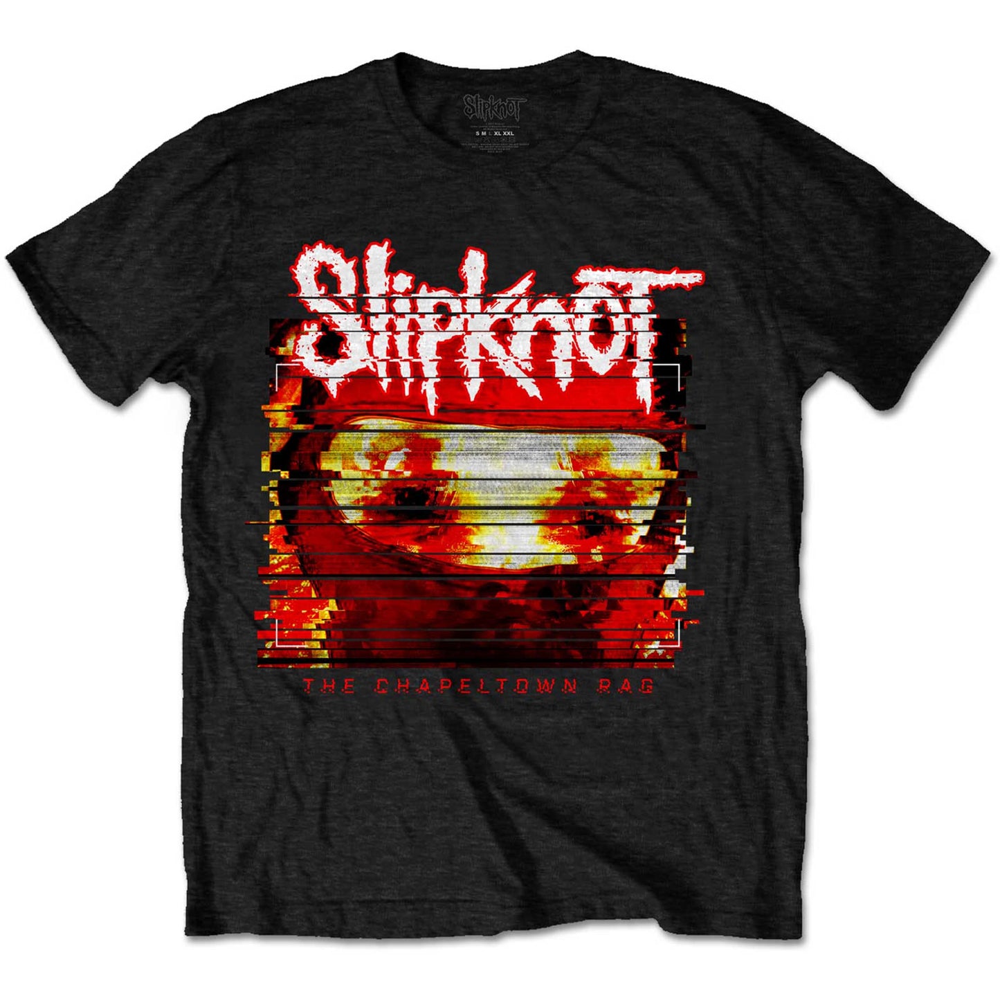 SLIPKNOT UNISEX T-SHIRT: CHAPELTOWN RAG GLITCH