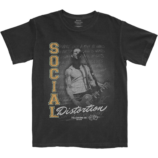 SOCIAL DISTORTION UNISEX T-SHIRT: ATHLETICS