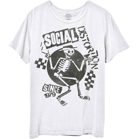 SOCIAL DISTORTION UNISEX T-SHIRT: SPEAKEASY CHECKERBOARD