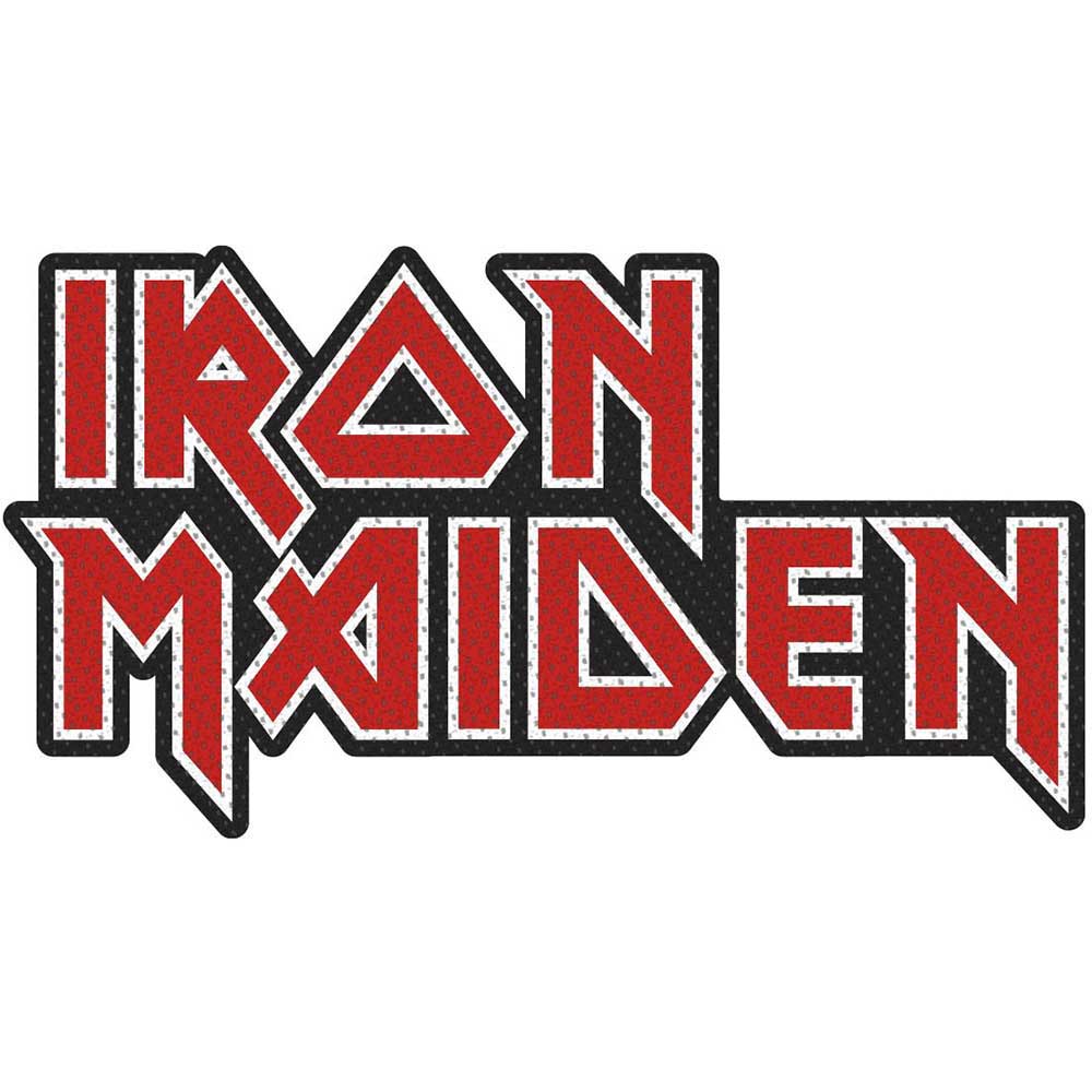 IRON MAIDEN STANDARD PATCH: LOGO CUT OUT