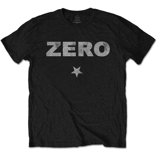 THE SMASHING PUMPKINS UNISEX T-SHIRT: ZERO DISTRESSED