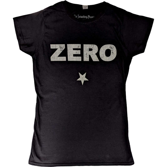 The Smashing Pumpkins Zero Distressed Ladies T-Shirt