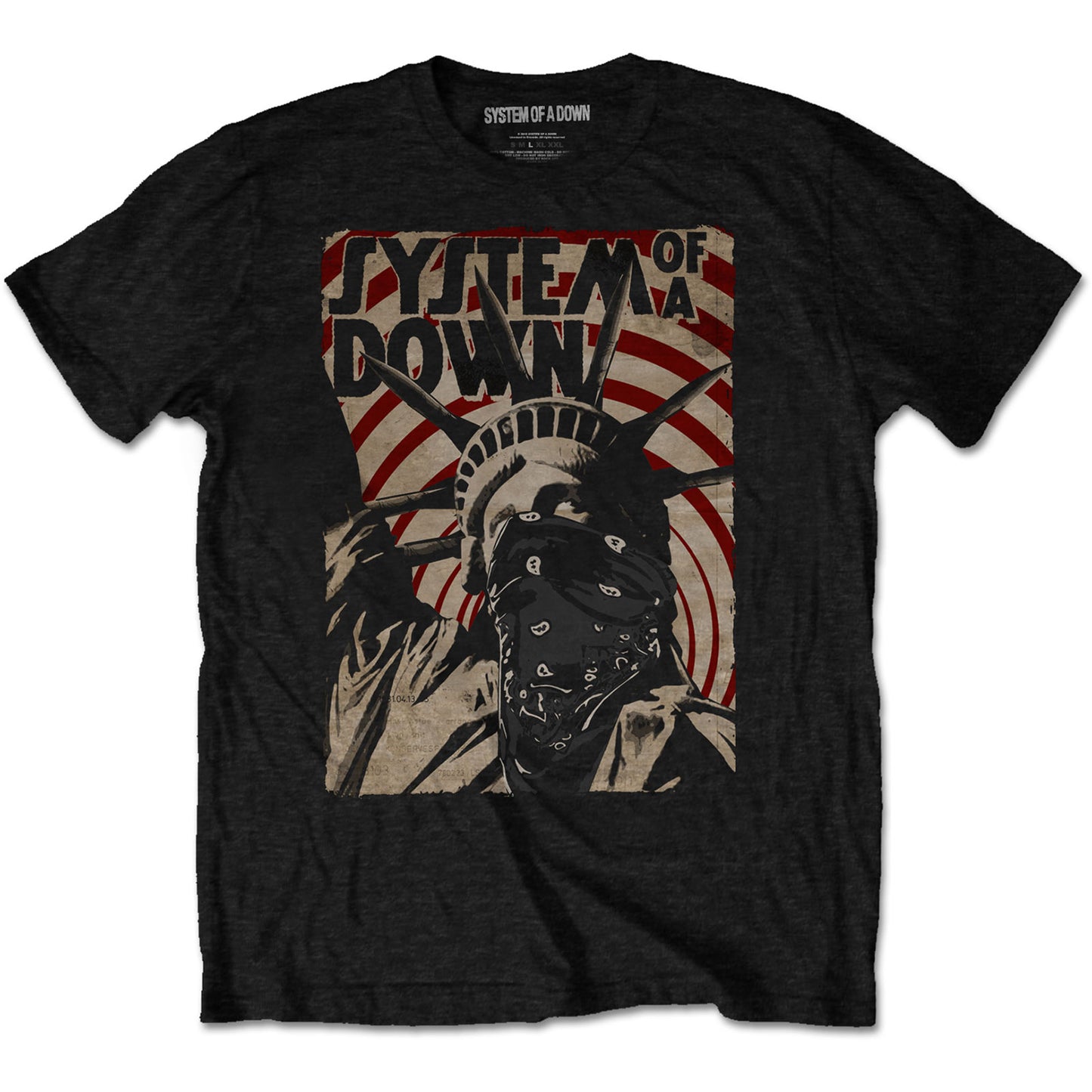 SYSTEM OF A DOWN UNISEX T-SHIRT: LIBERTY BANDIT