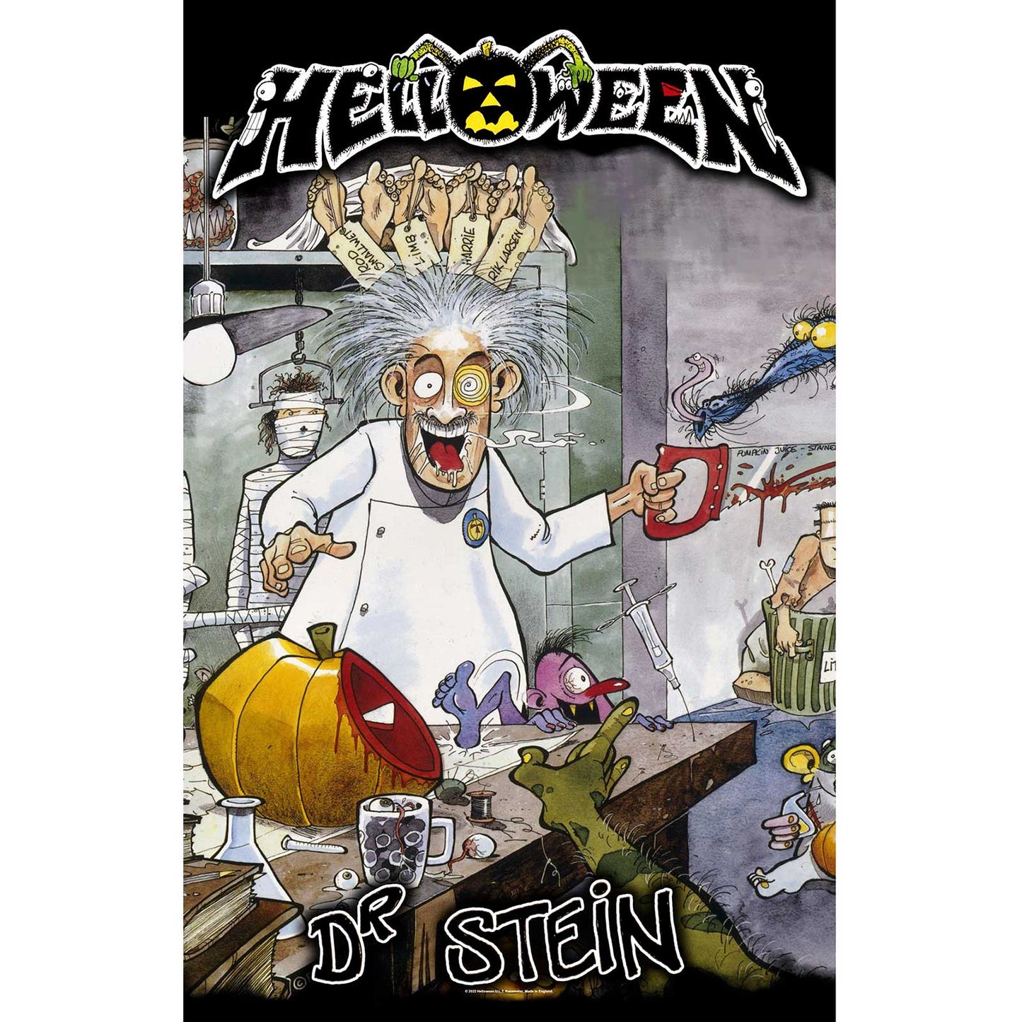 HELLOWEEN TEXTILE POSTER: DR. STEIN