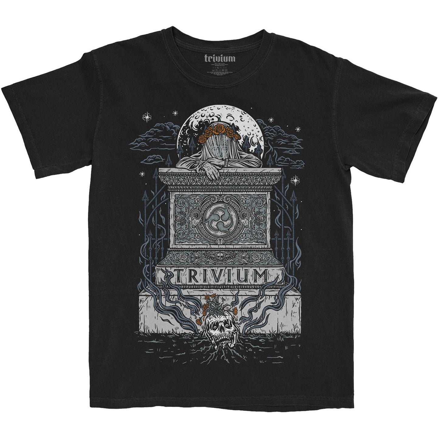 TRIVIUM UNISEX T-SHIRT: TOMB RISE