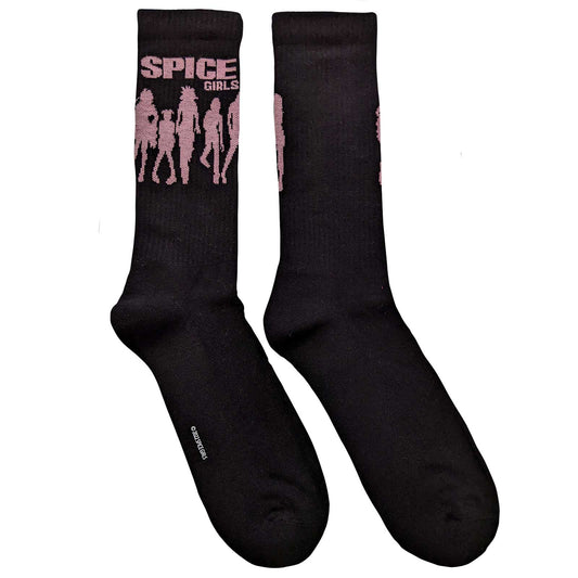 The Spice Girls Unisex Ankle Socks Silhouette