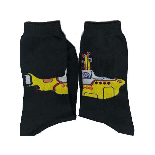 THE BEATLES UNISEX ANKLE SOCKS: YELLOW SUBMARINE