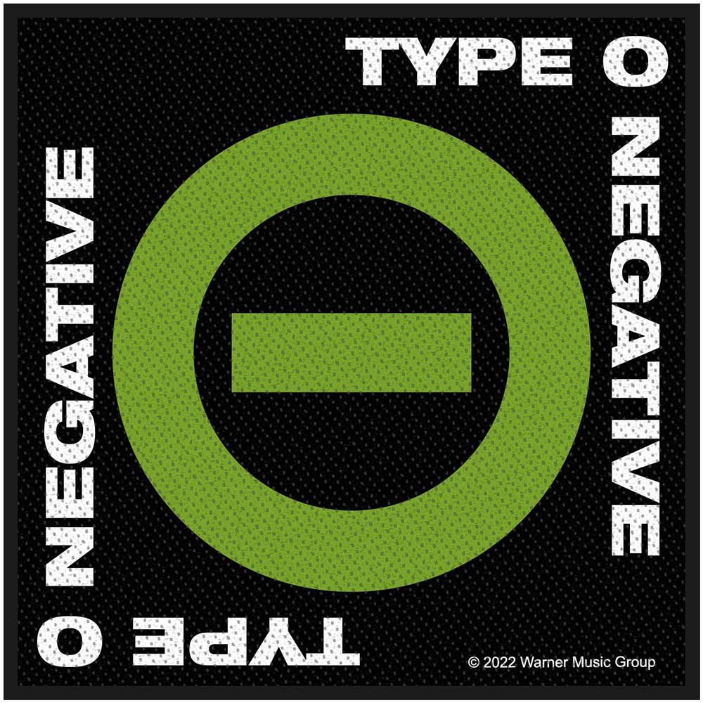 Type O Negative Negative Symbol Patch