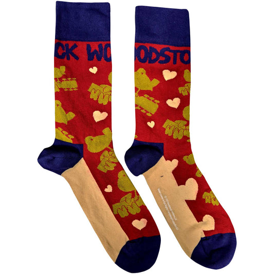 Woodstock Birds a Hearts Ankle Socks