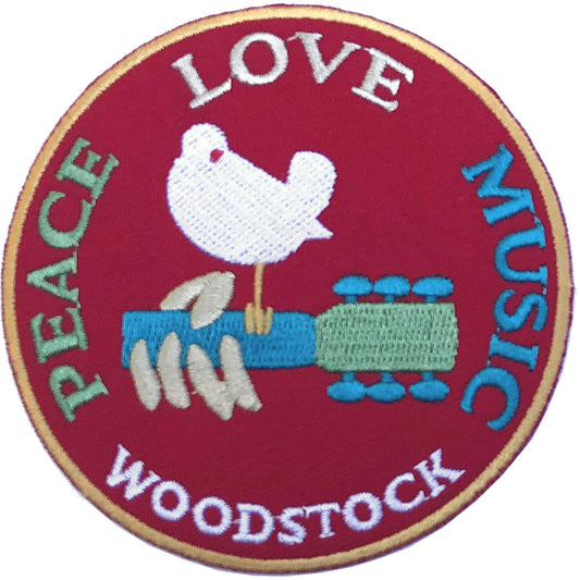 Woodstock Peace,Love,Music patch