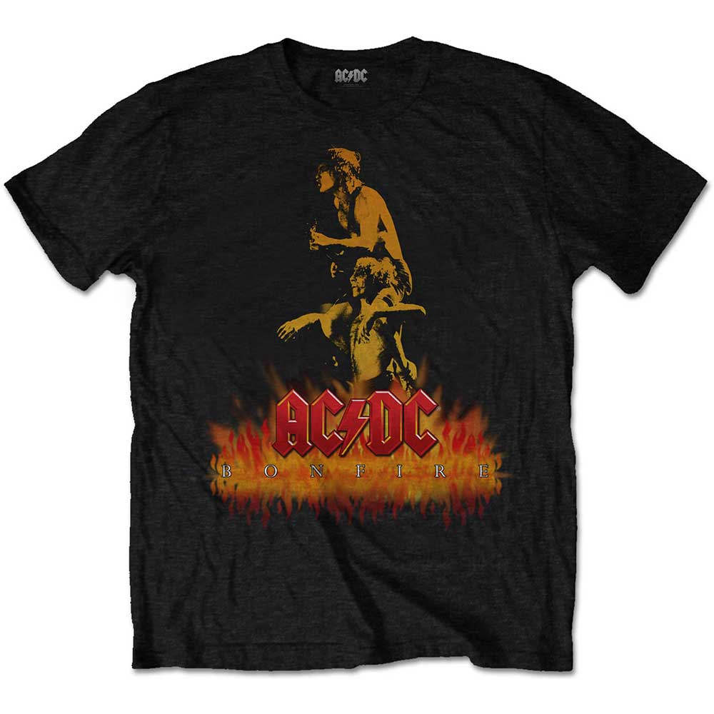 AC/DC UNISEX T-SHIRT: BONFIRE