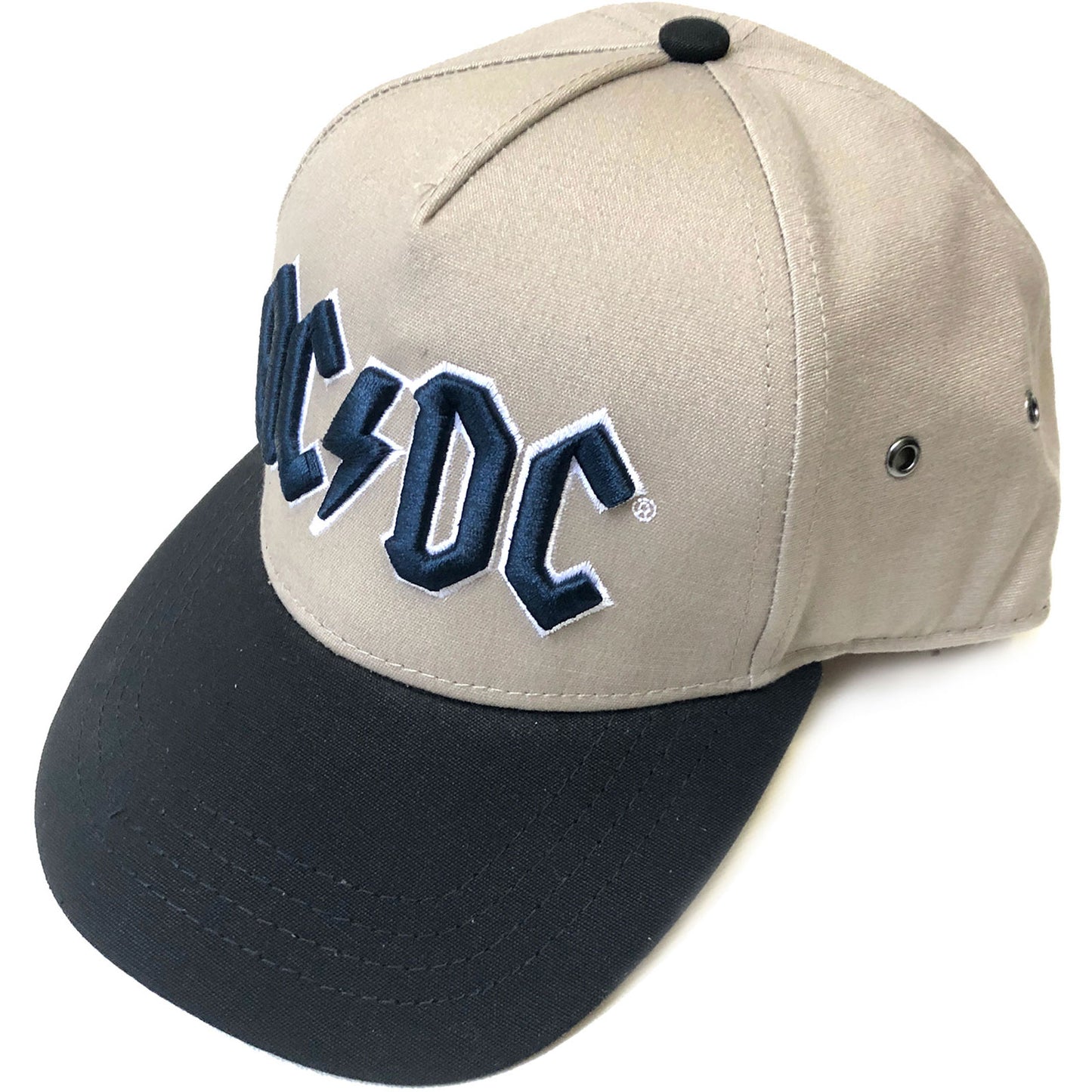 AC/DC UNISEX SNAPBACK CAP: NAVY LOGO