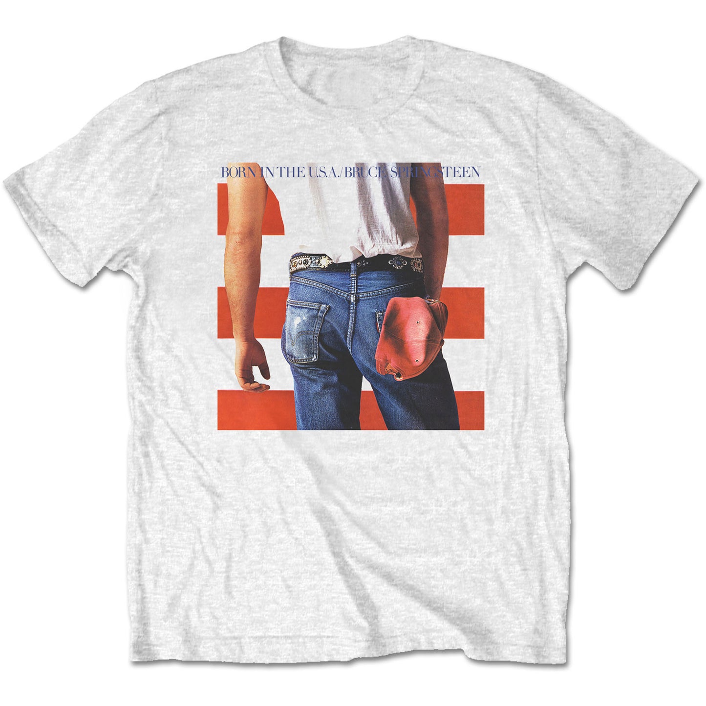 BRUCE SPRINGSTEEN UNISEX T-SHIRT: BORN IN THE USA