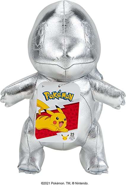 POKEMON 25TH CELEBRATION SILVER CHARMANDER PLUSH