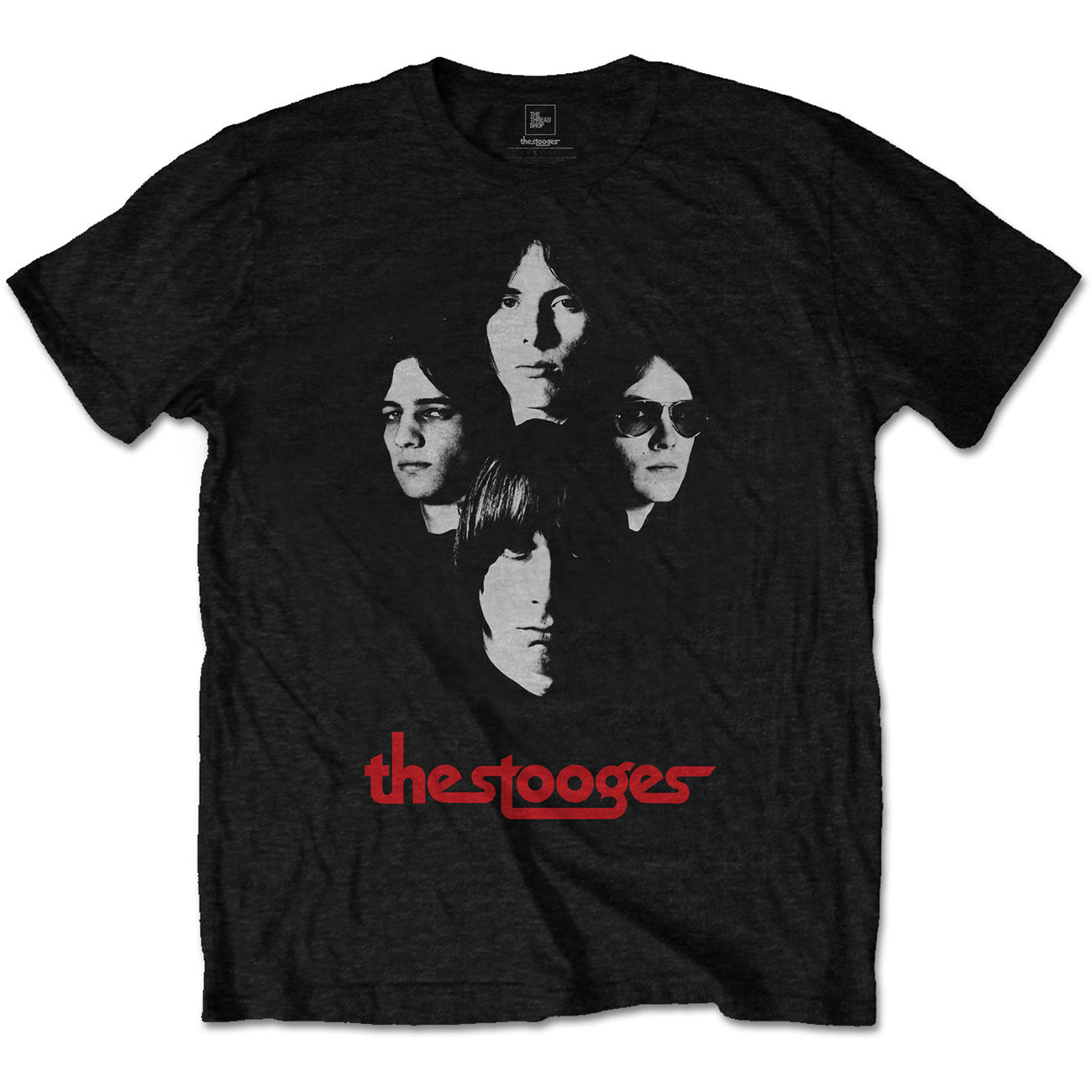 IGGY & THE STOOGES UNISEX T-SHIRT: GROUP SHOT
