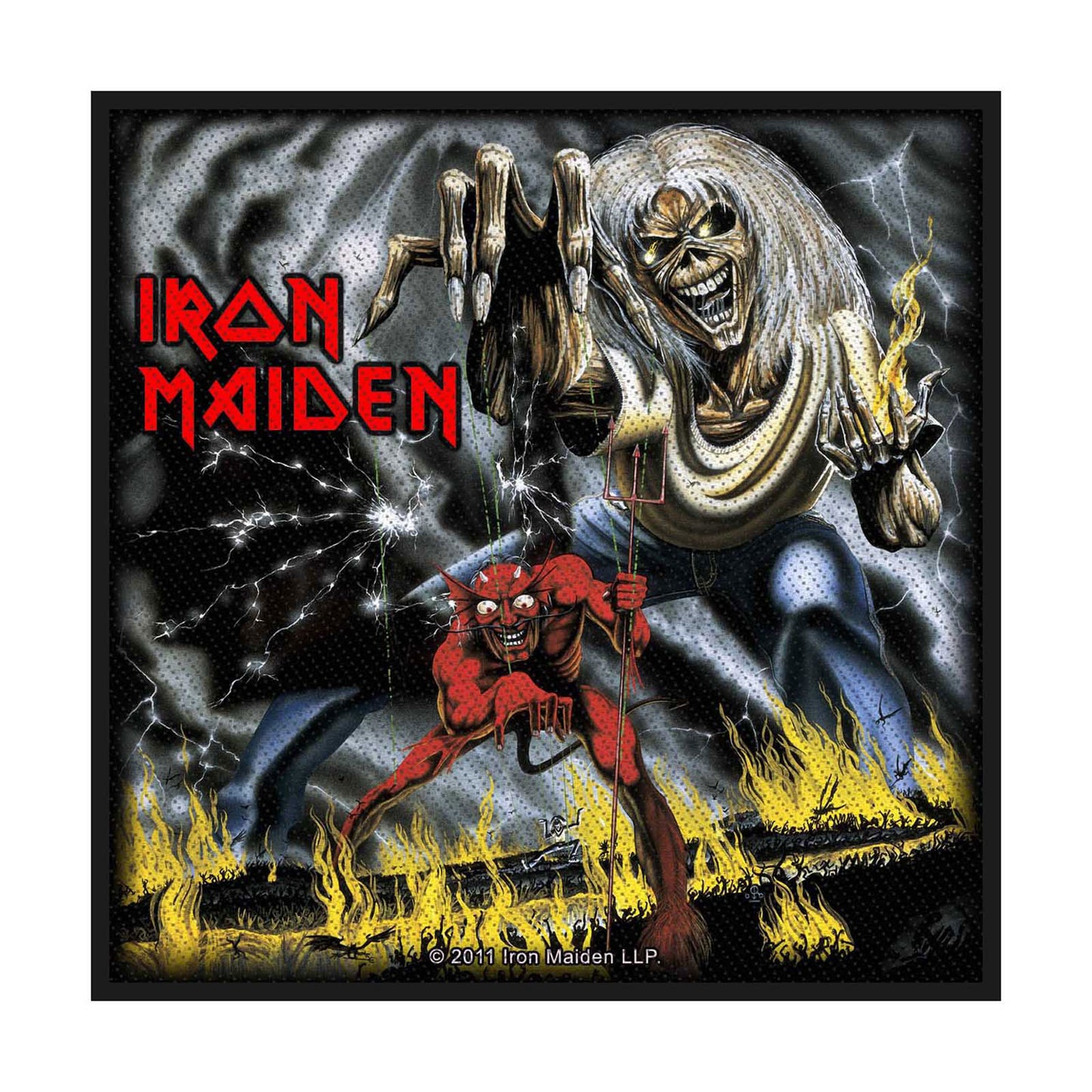 IRON MAIDEN STANDARD PATCH: NUMBER OF THE BEAST