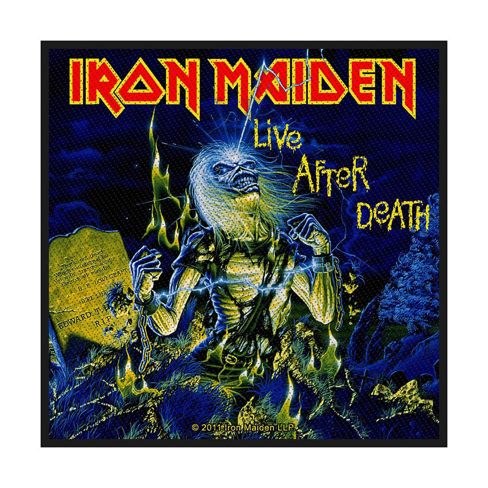 IRON MAIDEN STANDARD PATCH: LIVE AFTER DEATH