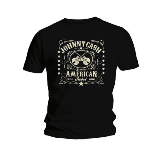JOHNNY CASH UNISEX T-SHIRT: AMERICAN REBEL