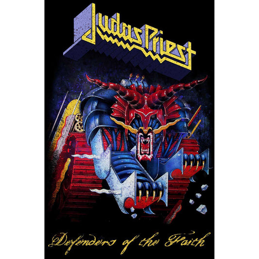 Judas Priest Defenders Of The Faith Textile Poster