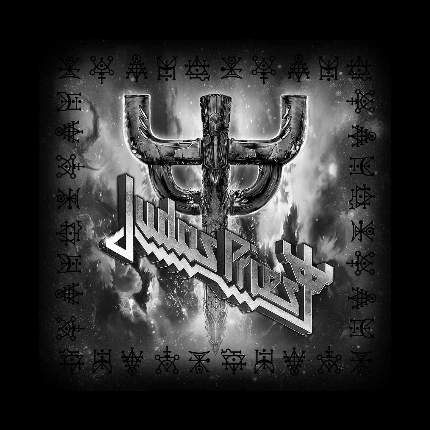 Judas Priest Logo a Fork Unisex Bandana